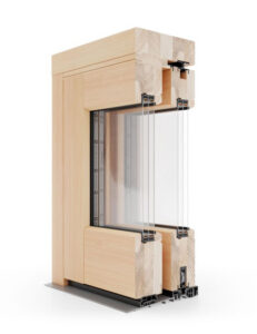 Holz Terrassenschiebetür