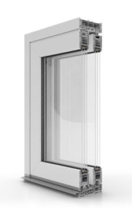 Rehau Kunststo-Schiebefenster