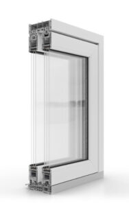 Rehau Kunststo-Schiebefenster