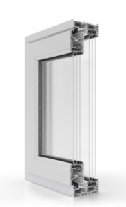 Rehau Kunststo-Schiebefenster