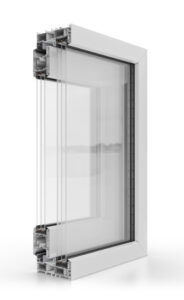 Rehau Kunststo-Schiebefenster